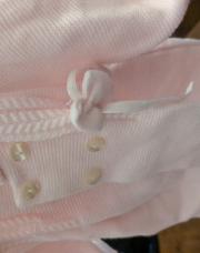 Gilet laine rose pale