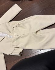 Costume beige, 12 mois