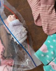 10 chaussette naissance fille 