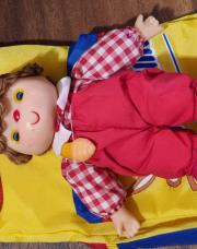 Poupon vintage rouge 