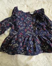 Blouse TAO 6 mois fleurie