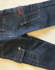 Jeans à poches Grain de blé 12m/74