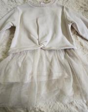 Robe zara 18-24 mois crème