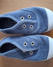 Chaussure bleu jeans sans lacet pointure 23