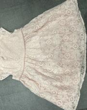 Robe dentelle rose 68cm 