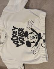 Sweat Mickey blanc cassé  3 mois 