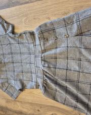 Robe grise a carreaux kiabi 6 ans 