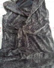 Robe noire et argenté taille 44