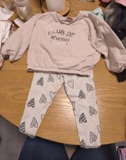 Pyjama coeur tape a l'oeil 3ans 