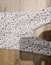 Legging blanc fleuri 1m