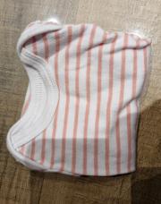 Body rayé rose MC 1m