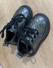 Bottines grises à paillettes T21