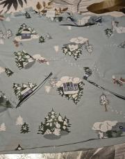 Blouse bleu gris neige h&m 12 18 mois 