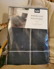 Literie Bleu à carreaux 140x200cm 