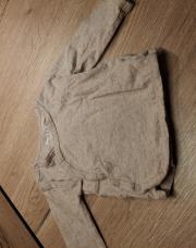 T-shirt manches longues cache coeur beige 68