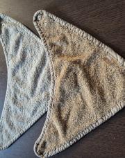 2 bavoirs bandana jollein