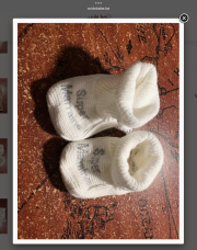 Chaussons « Super marraine » 