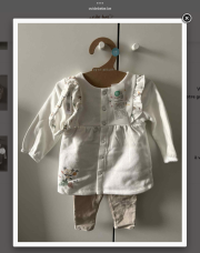 Ensemble « Petit béguin » 6M