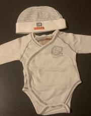 Body + bonnet Winnie l’ourson 50/56 cm 0-3 mois