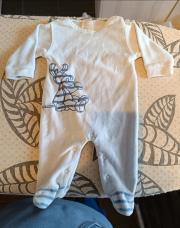 Pijama NOUKIES bleu ciel 50cm