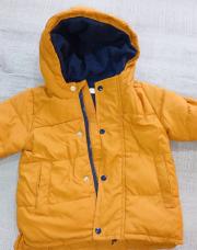 Doudoune jaune La redoute boutous-tirette  6 mois/68