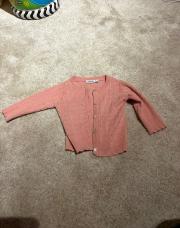  gilet rose maille noukies neuf 3 mois