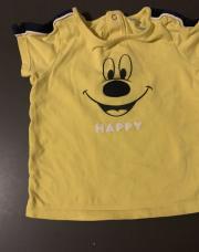 T-shirt Disney jaune 3 mois 60 cm