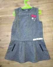 Robe grise à paillettes 3 ans 