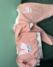 18-24 mois ensemble pyjama rose lapin blanc Shein