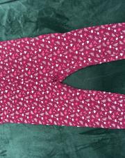 18 mois pantalon bordeaux fleuris Obaibi