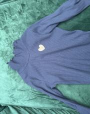 18 mois pull col roulé bleu TAO