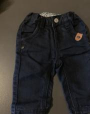 Pantalon jeans bleu marine 3 mois