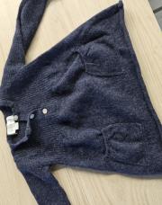 Robe buissonnière bleu foncé naissance 