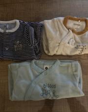 Lot de 3 pyjamas ouverture devant 3M