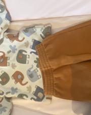 Ensemble 2 pièces éléphants 6mois