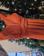 Robe cérémonie terracotta 