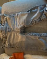 Salopette en jeans gris 12mois