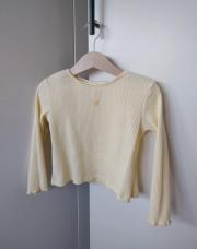 T-shirt manche longue jaune 3 ans / 98 cm 