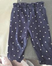 Pantalon bleu marine fleurs blanches - Orchestra - 6 mois