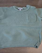 Pull vert Fagottino 12-18m 80cm