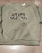 Sweat vert Cuddles & Smiles 74cm