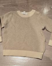 Pull maille beige Cuddles & Smiles 74cm