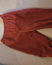 Pantalon velours rouge 