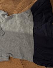 Blouse paillette grise 9M