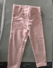 Pantalon imitation jean rose - 9 mois - 74 cm