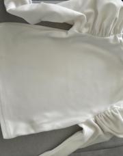 Pull velour col (blanc ) - SHEIN - 12 à 18 mois
