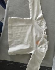 Blouse claire coeur rose - Vertbaudet - 9 mois - 71 cm 