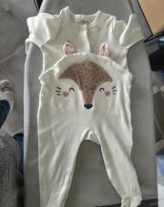 Pyjama 1 p. cerf - blanc - BubL - 9 mois