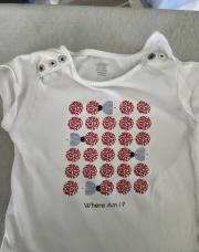 Tshirt blanc flocons rouges/coccinelles - Obaibi - 18 mois - 80 cm