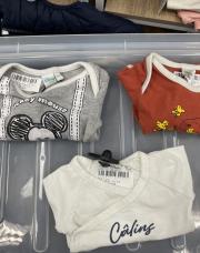Lot de 3 bodys 62/68 cm